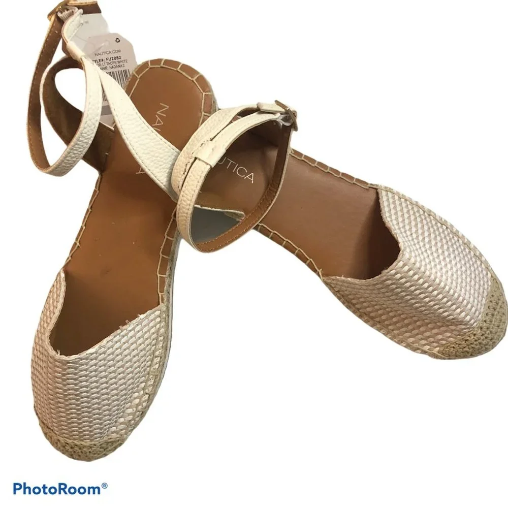 NAUTICA NADANA 2 ESPADRILLE‎ SANDALS SIZE 7.5